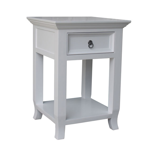 white bedside